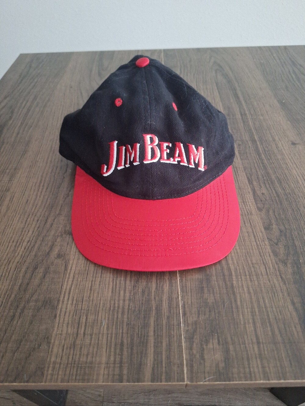 Vintage 90s Jim Beam Snapback Hat Cap